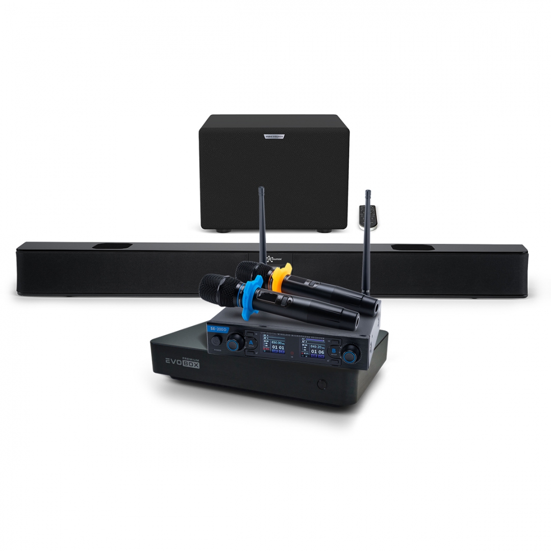 Hi-End караоке-система EVOBOX Premium + EvoSoundBar (саундбар с караоке) в Владикавказе