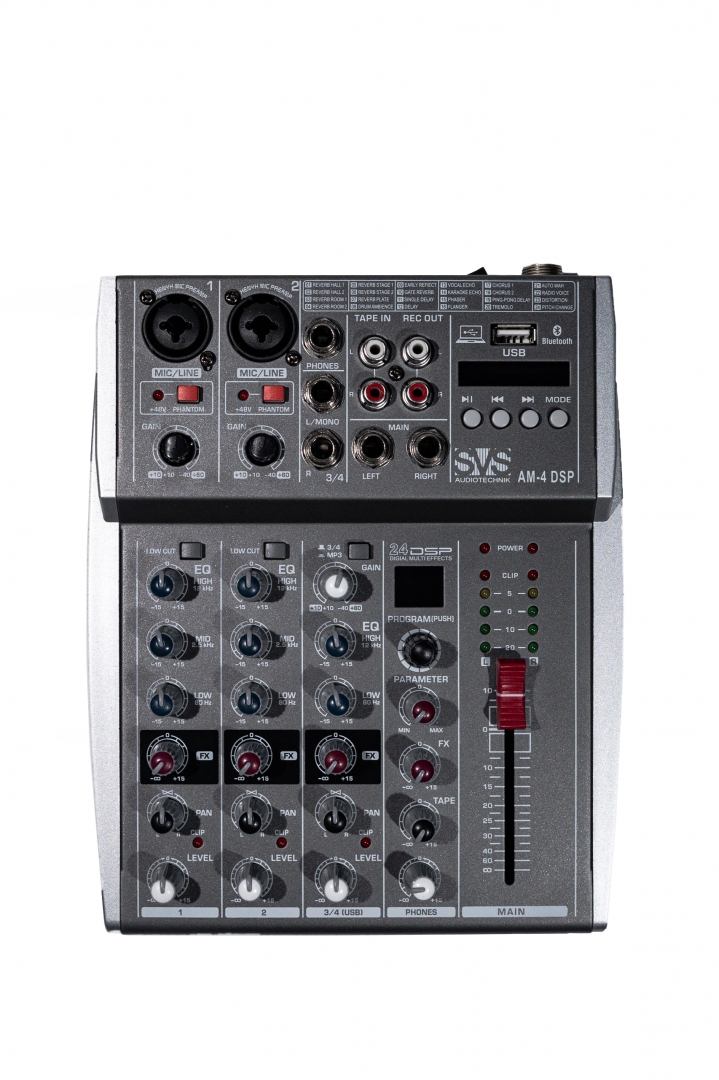SVS Audiotechnik mixers AM-4 DSP Аналоговый микшерный пульт, 4-канала в Владикавказе