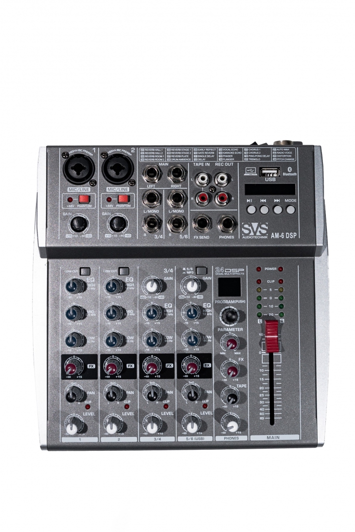 SVS Audiotechnik mixers AM-6 DSP Микшерный пульт аналоговый, 6-канальный SVS Audiotechnik mixers в Владикавказе